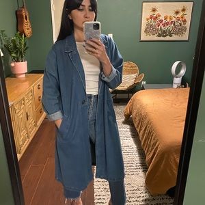 Vintage denim duster